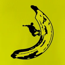 Skateboardista na banánu