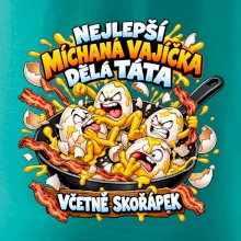 Nejlepší míchaná vajíčka dělá táta Včetně skořápek