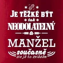 Je těžké být tak neodolatelný - manžel