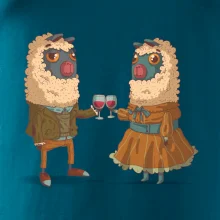 Alpaky s vínem pár