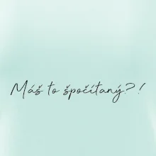 Matematika - máš to spočítaný