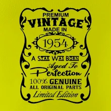 Vintage Etiketa - 1954