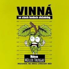 Vinná réva odsouzena Müller Thurgau
