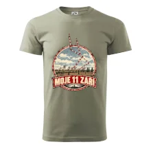 Liblice B bortící se věže moje 11 září retro odznak