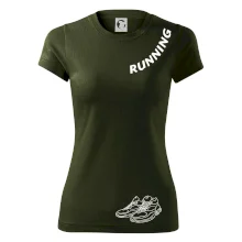 Running nápis šikmo