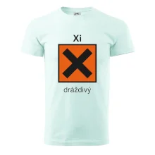 Xi Dráždivý - Výstražná tabulka na tričku