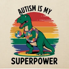 Dinousarus a puzzle  Autism is my superpower