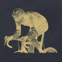 Silniční cyklista předek