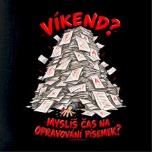 Víkend učitele pod hromadou písemek k opravě