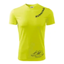 Running nápis šikmo