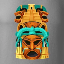 Mayové maska s pyramidou