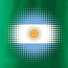 Argentina vlajka tečkovaná
