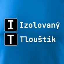 IT Nápis Izolovaný Tlouštík