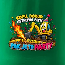 Bagrista kope dokud netrefí plyn