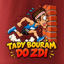 Maratonec tady bourám do zdi