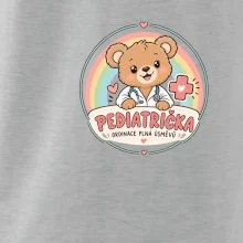 Pediatrička ordinace plná úsměvů - medvídek a duha