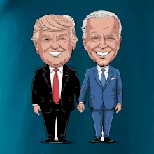 Trump a Biden - velký kamarádi