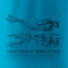 Gravitace končí ve slané vodě