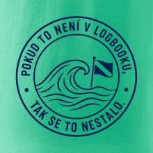 Pokud to není v logbooku kruhové razítko s vlnou a vlajkou