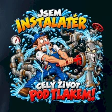 Instalatér celý život pod tlakem komiks