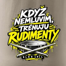 Když nemluvím trénuju rudimenty - bubenické paličky