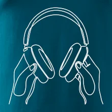 Sluchátka  jedním tahem