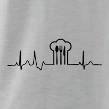 EKG kuchař čepice a příbory