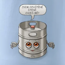 Opuštěné štěně - sud (Hana-creative)