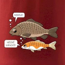 Hezké Vánoce Kapr a Koi kapr (Hana-creative)