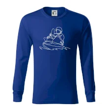 Kajak na vodě jedním tahem