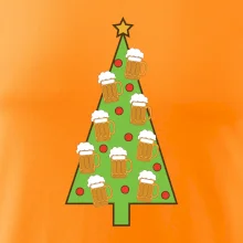 Nic více nepotřebuji - stromeček a pivo (Pecka design)