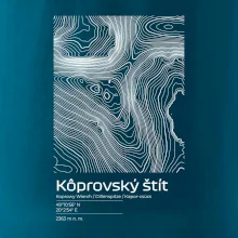 Kôprovský štít - vrstevnice v obdélníku