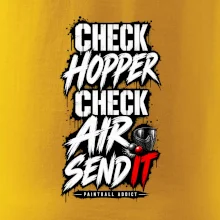Kontrola zásobníku check hopper air paintball