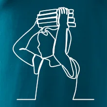 Student a kniha jedním tahem