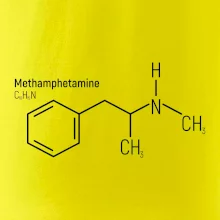Molekulární struktura Metamfetamin