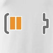 Rodinná trika - baterie táta