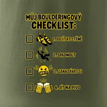 Můj boulderingový checklist
