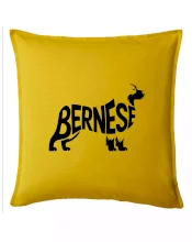 Bernese Mountain Dog nápis v těle