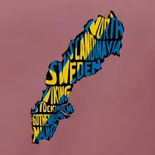 Mapy - názvy měst - Švédsko