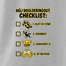 Můj boulderingový checklist