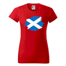 Skotská vlajka kreslená štetcem