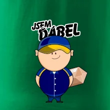 Jsem ďábel doručovatel modro žlutý