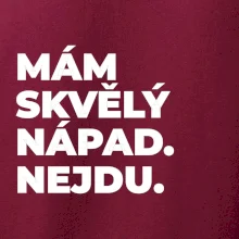 MÁM SKVĚLÝ NÁPAD. NEJDU.