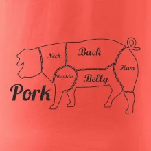 Prase nákres rozřezání