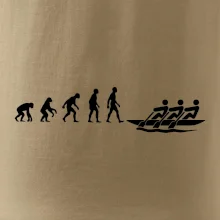 Evoluce veslování 3 lidi