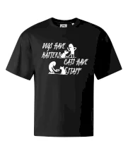 Dogs have masters, cats have staff