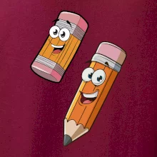 Parové triko - Tužka a guma