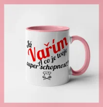Já vařím - tvoje superschopnost? šikmý nápis