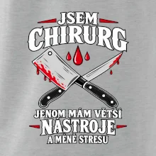 Řezník chirurg s většími nástroji