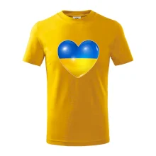 Ukrajina srdce vlajka